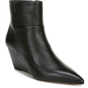 Franco Sarto Black Amsterdam Wedge Bootie NEVER WORN